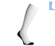 Compression protective summer knee socks "LongDry+" black and white M 40-43 7322420 фото 1