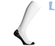 Compression protective summer knee socks "LongDry+" black and white M 40-43 7322420 фото 3