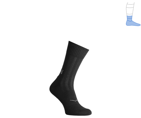 Trekking summer protective socks "MidLight" black M 40-43 4311421 фото