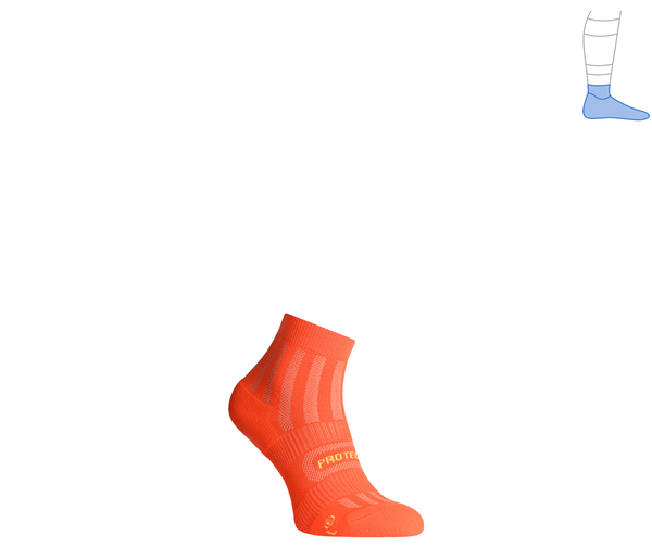 Функціональні шкарпетки захисні літні "ShortDry" помаранчеві S 36-39 3321342 фото