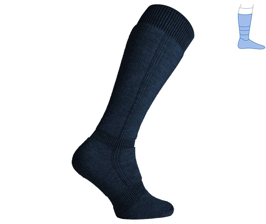 Термо шкарпетки захисні зимові "LongWinter" темно-сині M 41-43 7131485 фото