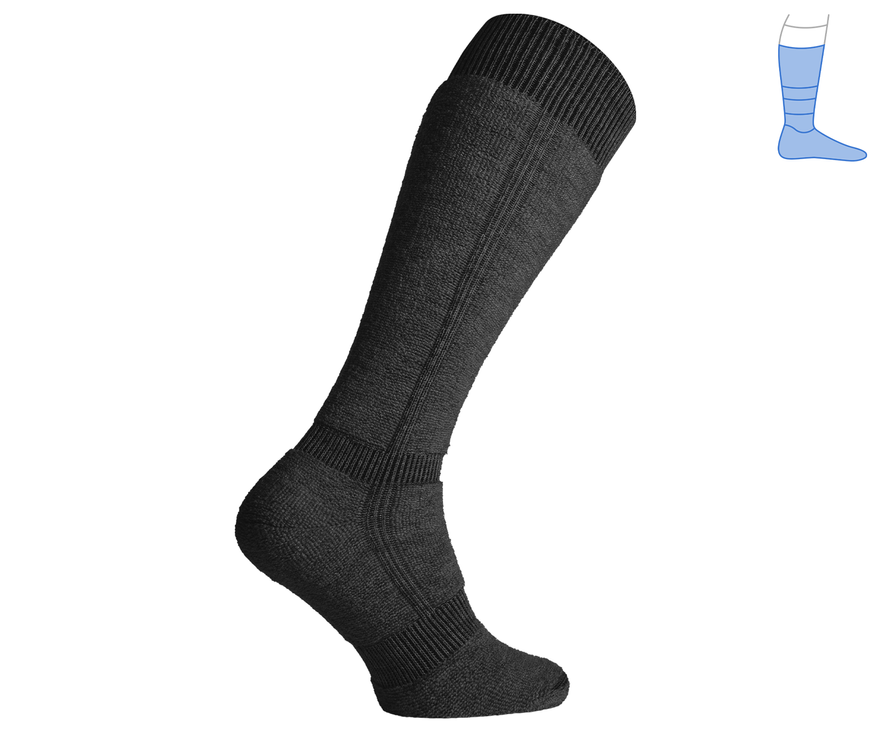 Термо шкарпетки захисні зимові "LongWinter" чорні M 41-43 7131421 фото