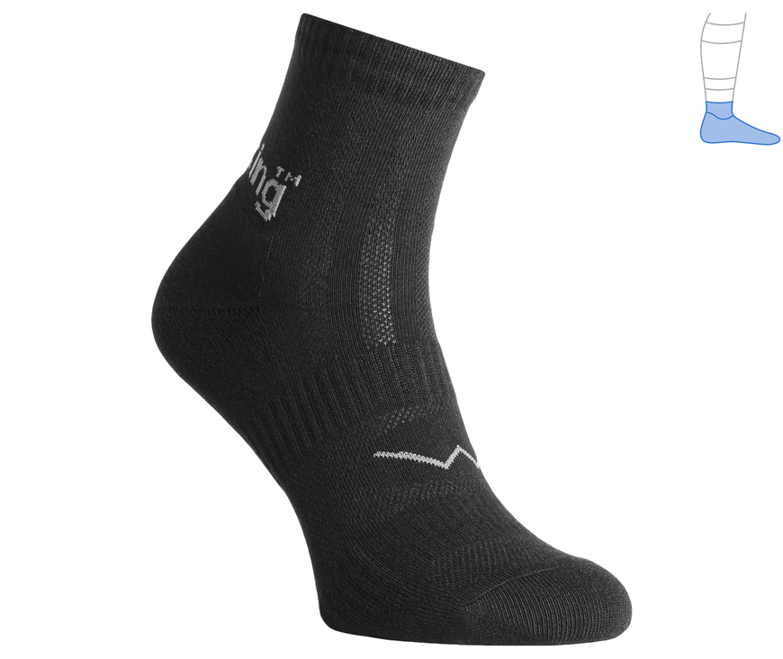 Trekking summer protective socks "ShortLight" black M 40-43 3311421 фото