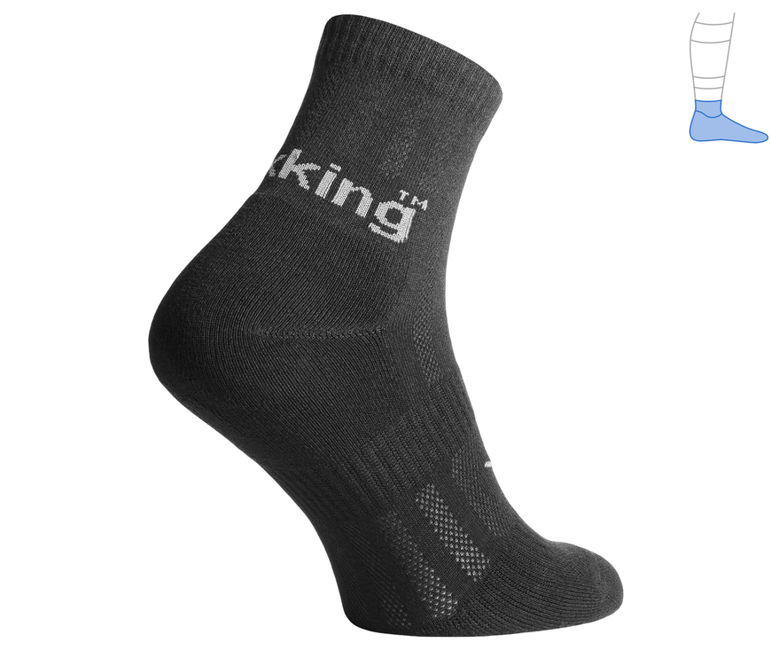 Трекінгові шкарпетки захисні літні "ShortLight" чорні S 36-39 3311321 фото