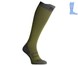 Compression protective summer knee socks "LongDry+ PRO" gray and green M 40-43 8322497 фото 2
