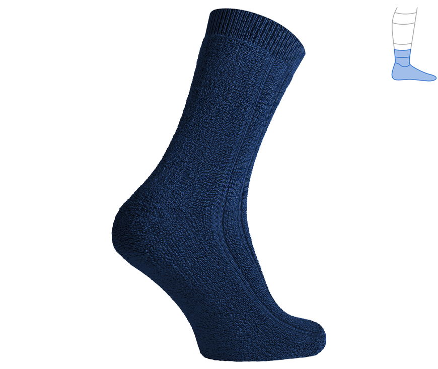 Термо шкарпетки захисні зимові "ShortWinter" темно-сині M 41-43 3131485 фото