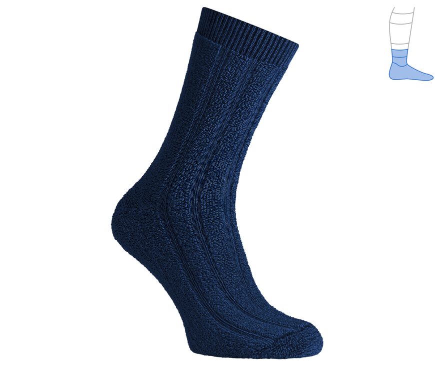 Термо шкарпетки захисні зимові "ShortWinter" темно-сині M 41-43 3131485 фото