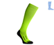 Compression protective knee socks "LongDry" demi-season black & light green M 40-43 7222462 фото 1