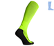Compression protective knee socks "LongDry" demi-season black & light green M 40-43 7222462 фото 4