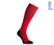 Compression protective knee socks "LongDry" demi-season black & red M 40-43 7222431 фото 1