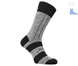 Термо шкарпетки захисні зимові "MiddleHot" чорно-сірі L 44-46 4141523 фото 2
