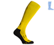 Compression protective knee socks "LongDry" demi-season black & yellow S 33-39 7222352 фото 3