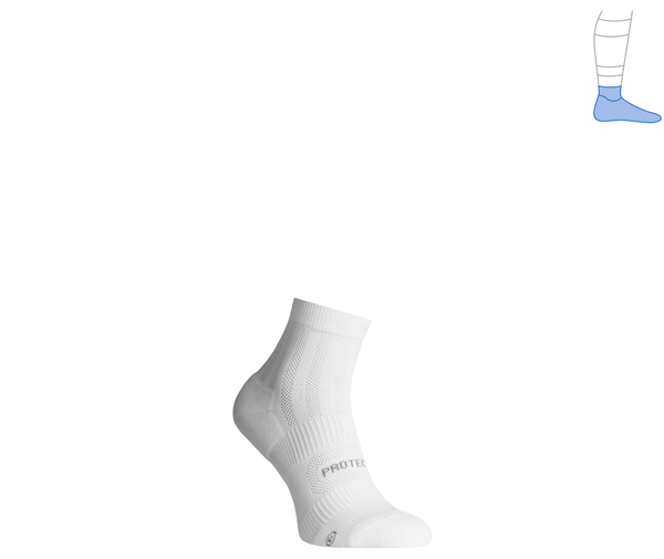 Функціональні шкарпетки захисні літні "ShortDry" білі S 36-39 3321301 фото