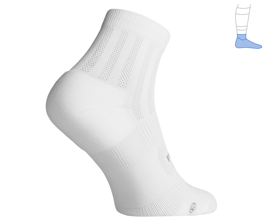 Functional protective socks summer "ShortDry" white M 40-43 3321401 фото