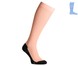 Compression protective summer knee socks "LongDry+" black and peach S 36-39 7322372 фото 2