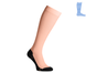 Compression protective summer knee socks "LongDry+" black and peach S 36-39 7322372 фото 1