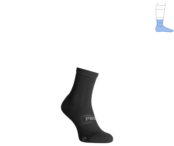 Protective summer compression socks "ShortDry Ultra" black M 40-43 3322421 фото