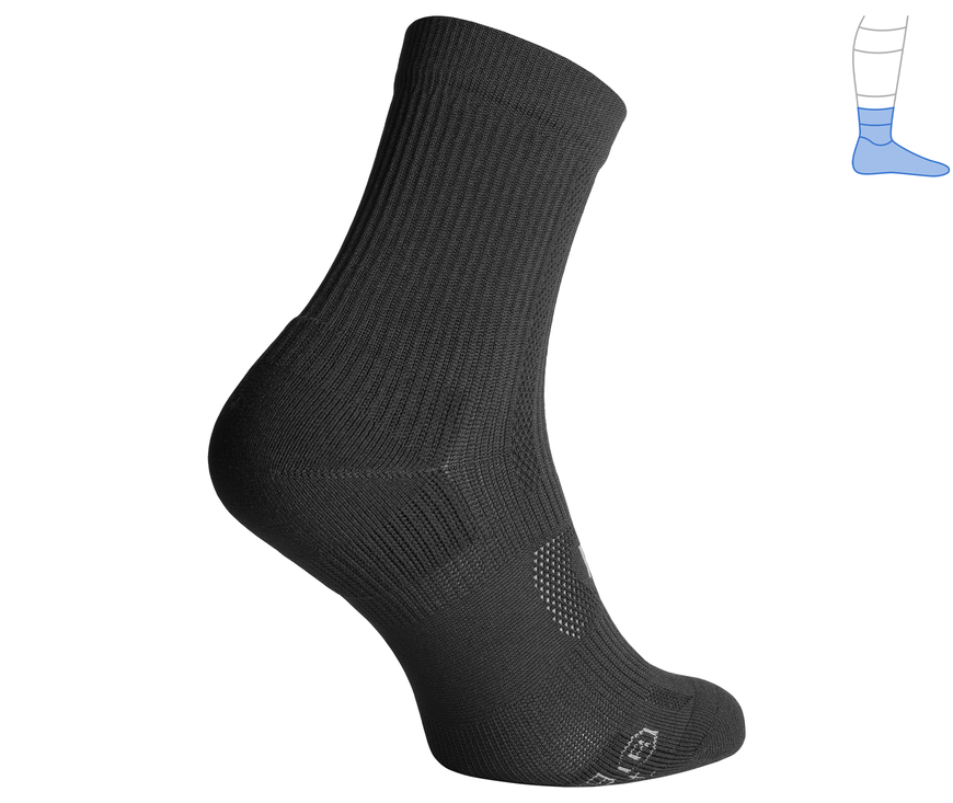 Компресійні шкарпетки захисні літні "ShortDry Ultra" чорні M 40-43 3322421 фото