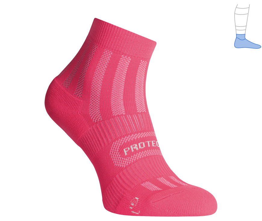 Функціональні шкарпетки захисні літні "ShortDry" рожеві S 36-39 3321371 фото