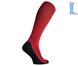 Compression protective summer knee socks "LongDry+" black and red S 36-39 7322331 фото 4