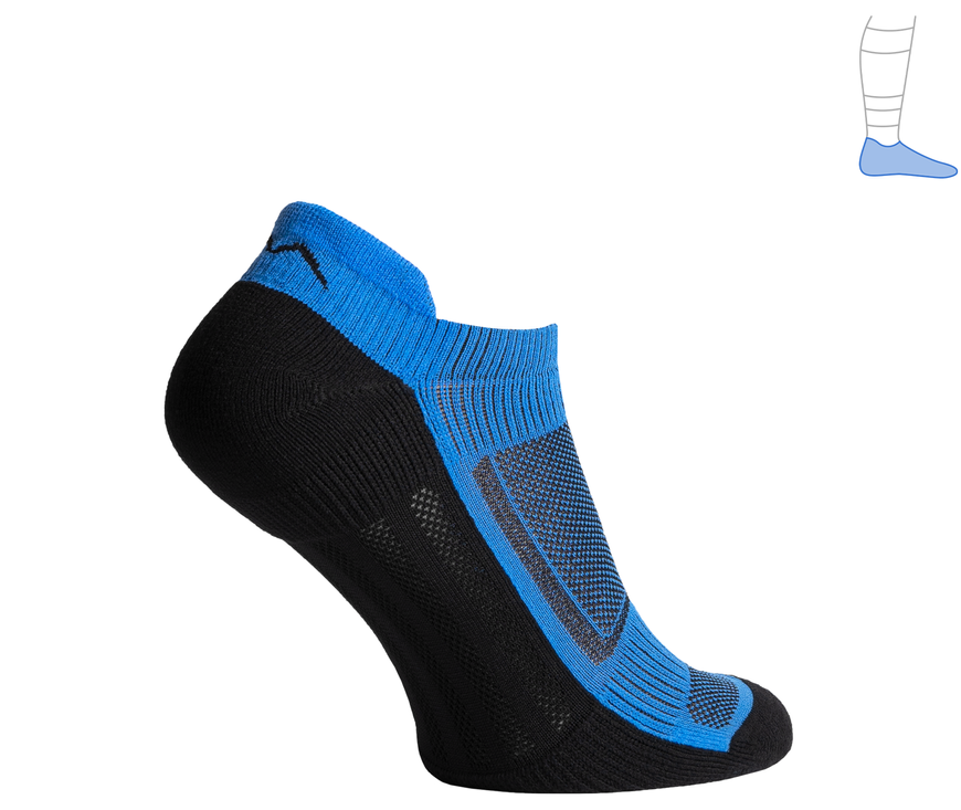Функціональні шкарпетки захисні літні "LowDry" чорно-сині M 40-43 2321484 фото