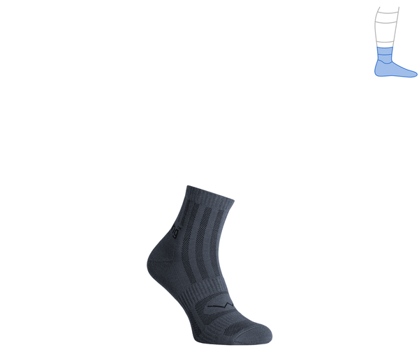 Трекінгові шкарпетки ShortLight літні темно-сірі L 44-47 3311516 фото