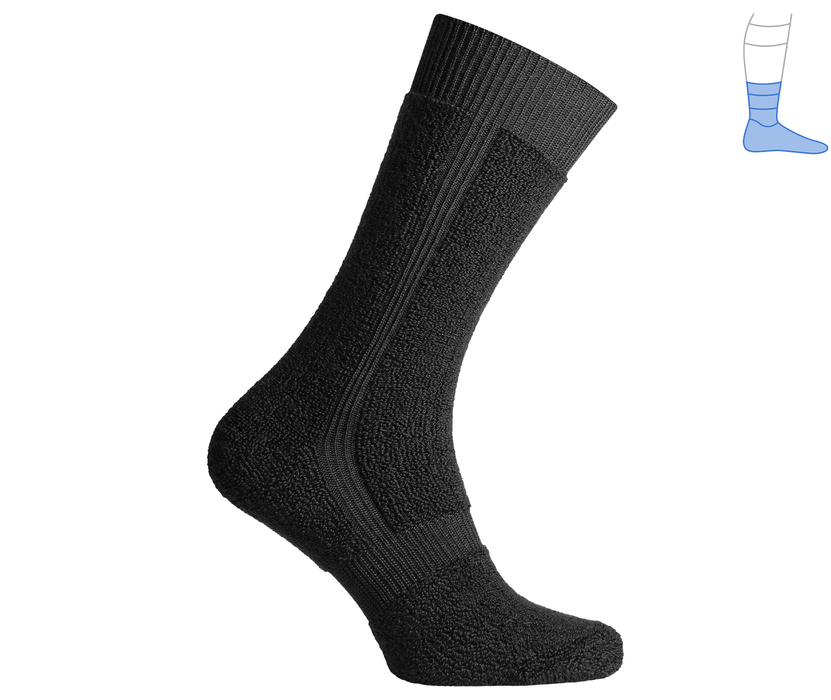 Protective thermal socks "MidWinter" black M 41-43 4131421 фото