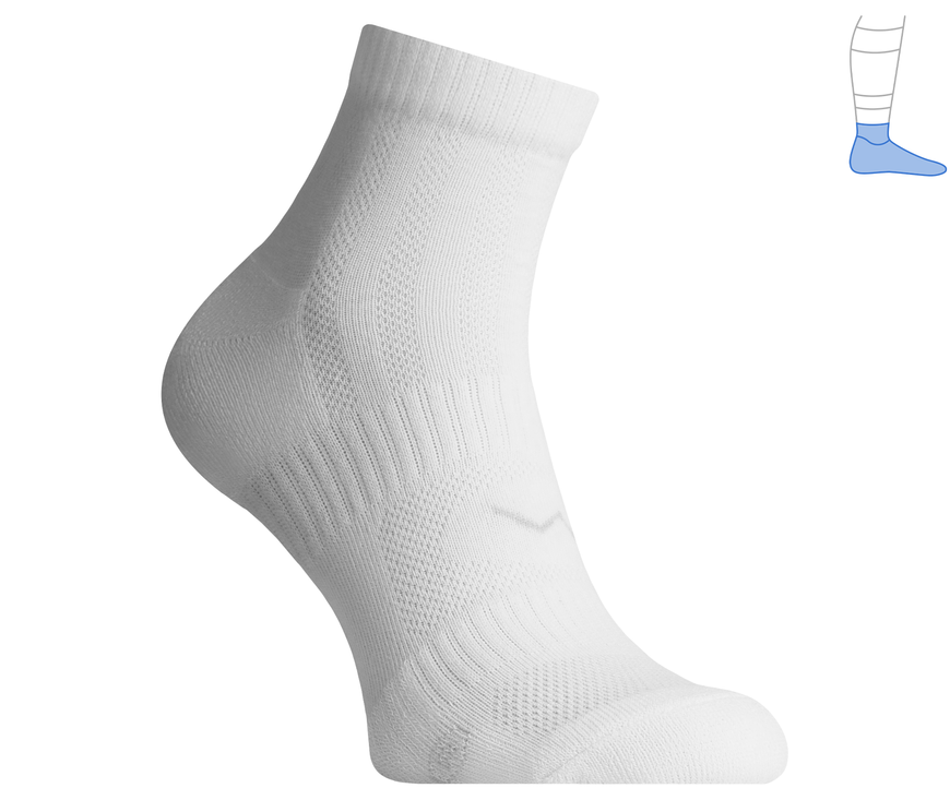 Trekking summer protective socks "ShortLight" white M 40-43 3311401 фото