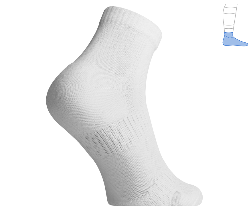 Trekking summer protective socks "ShortLight" white M 40-43 3311401 фото