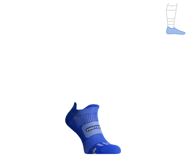 Functional summer socks "LowtDry" blue S 36-39 2321384 фото