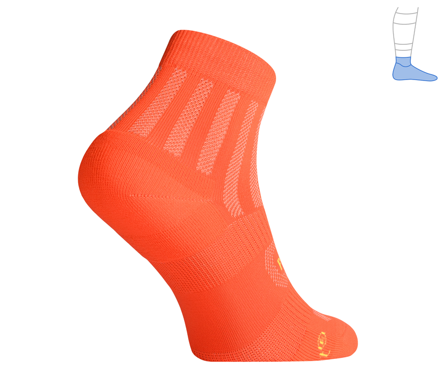 Functional protective socks summer "ShortDry" orange M 40-43 3321442 фото