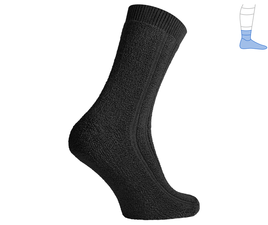 Термо шкарпетки захисні зимові "ShortWinter" чорні M 41-43 3131421 фото