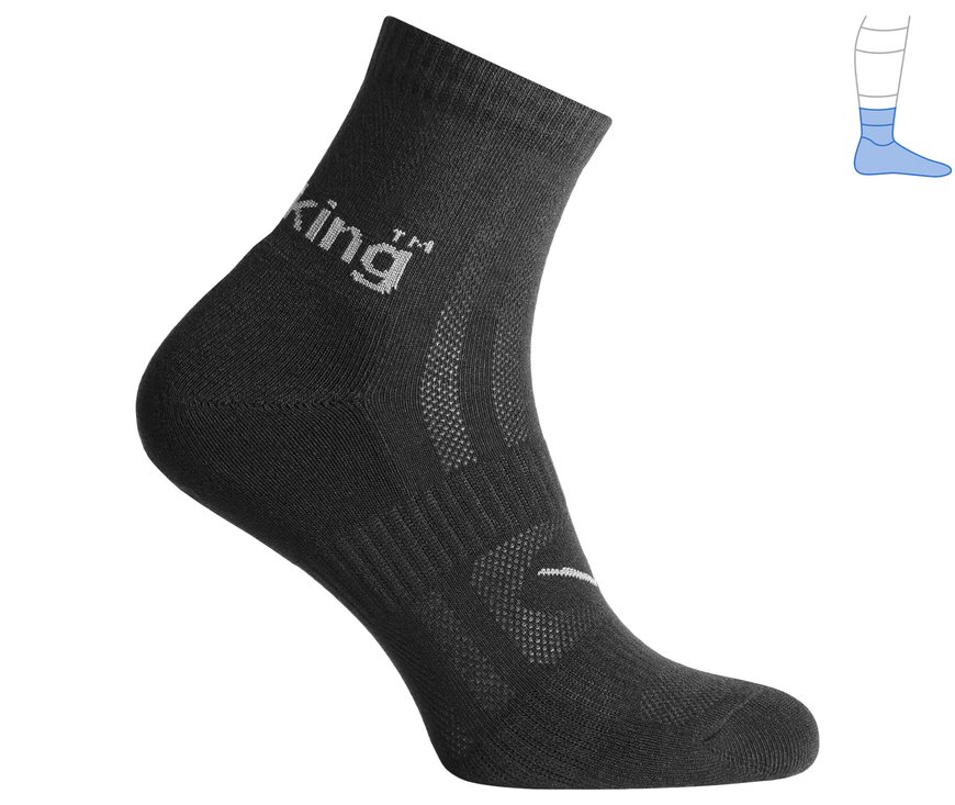 Trekking summer socks "ShortLight" black M 40-43 3311421 фото