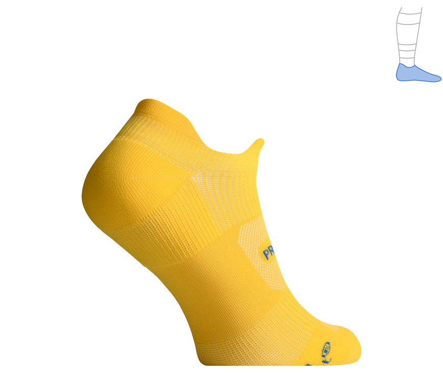 Functional summer socks "LowtDry" yellow S 36-39 2321357 фото