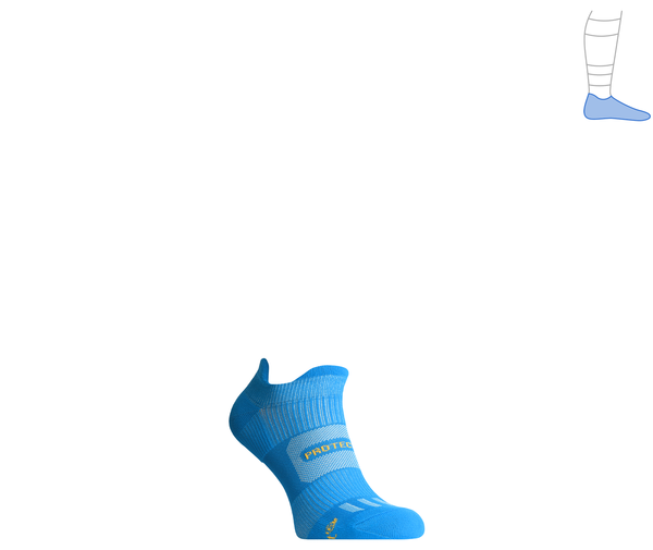 Functional summer socks "LowtDry" light blue S 36-39 2321382 фото