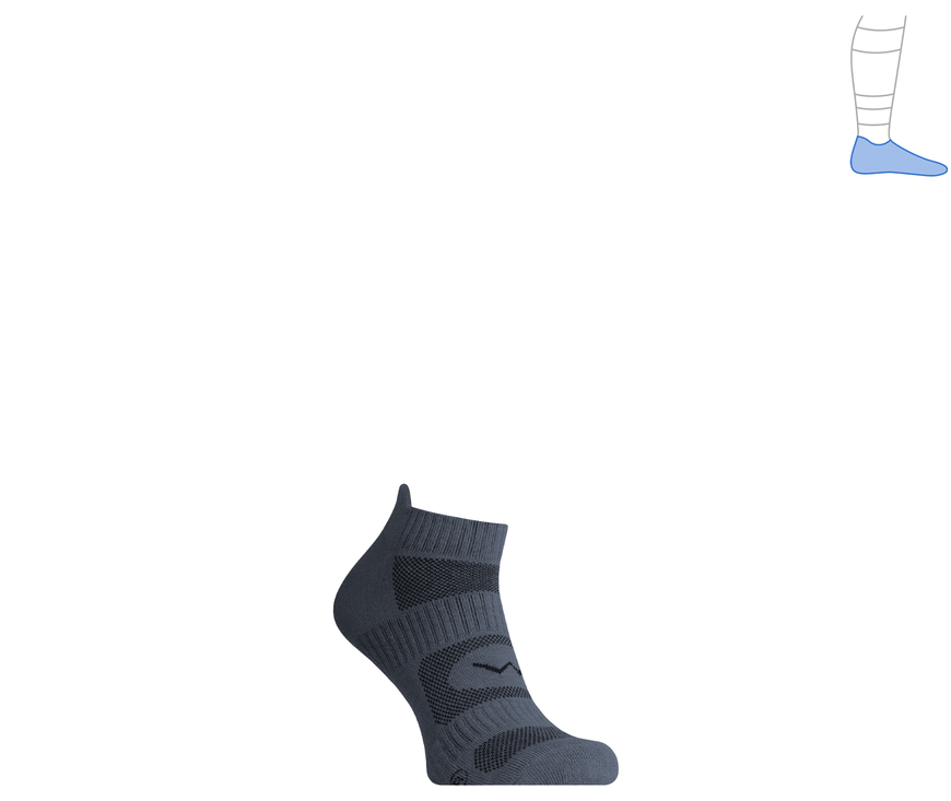 Trekking summer socks "LowLight" dark gray M 40-43 2311416 фото