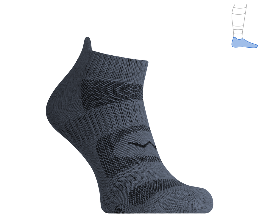 Trekking summer socks "LowLight" dark gray M 40-43 2311416 фото