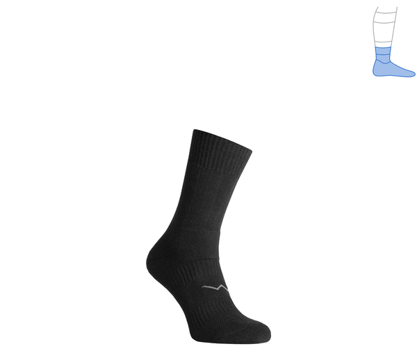 Трекінгові шкарпетки захисні демісезонні "Middle" чорні M 40-43 4211421 фото