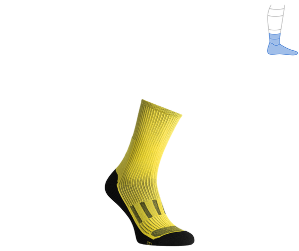 Компресійні шкарпетки захисні демісезонні "MidDry+" чорно-жовті S 36-39 4222352 фото