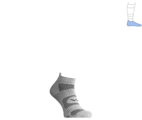 Trekking summer socks "LowLight" gray M 40-43 2311411 фото