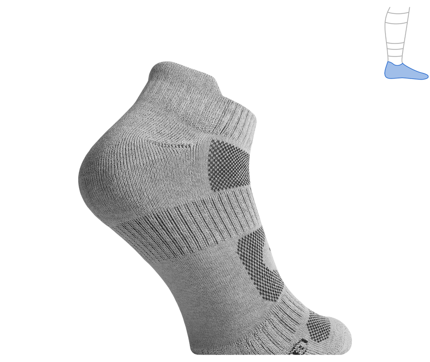 Трекінгові шкарпетки LowLight літні сірі M 40-43 2311411 фото