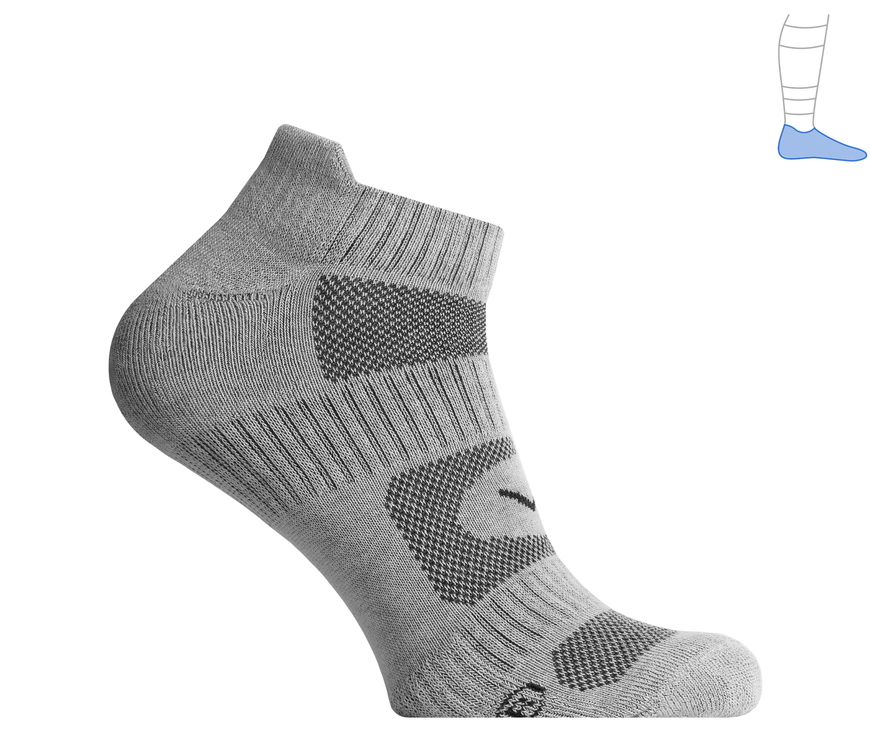 Трекінгові шкарпетки LowLight літні сірі M 40-43 2311411 фото