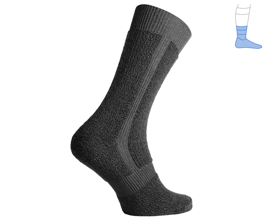 Protective thermal socks "MidWinter" dark gray M 41-43 4131414 фото