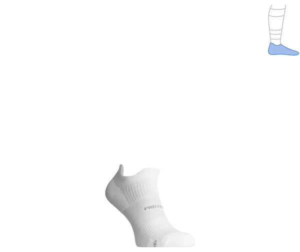 Functional summer socks "LowtDry" white S 36-39 2321301 фото