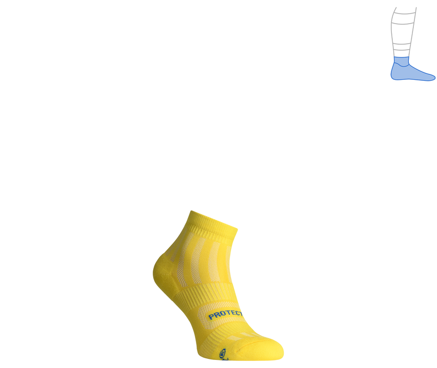 Functional socks summer "ShortDry" yellow S 36-39 3321351 фото