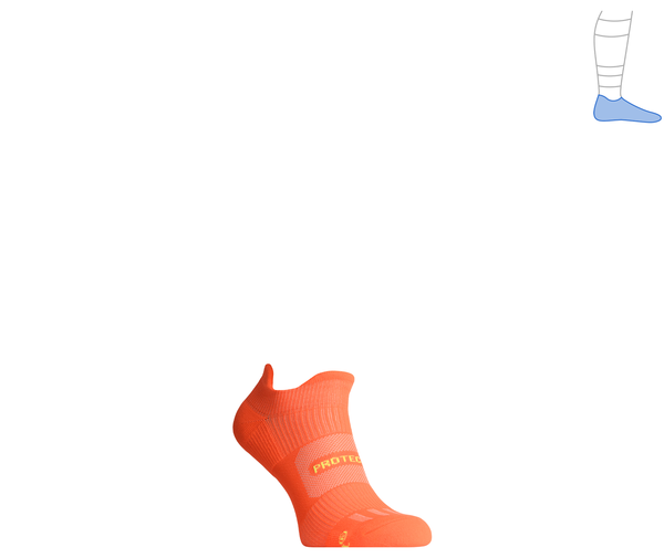 Functional summer socks "LowtDry" orange S 36-39 2321342 фото