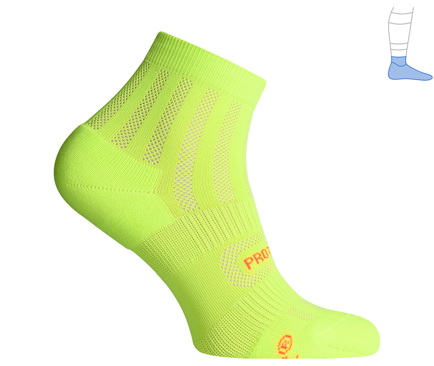 Functional protective socks summer "ShortDry" yellow-salad S 36-39 3321369 фото
