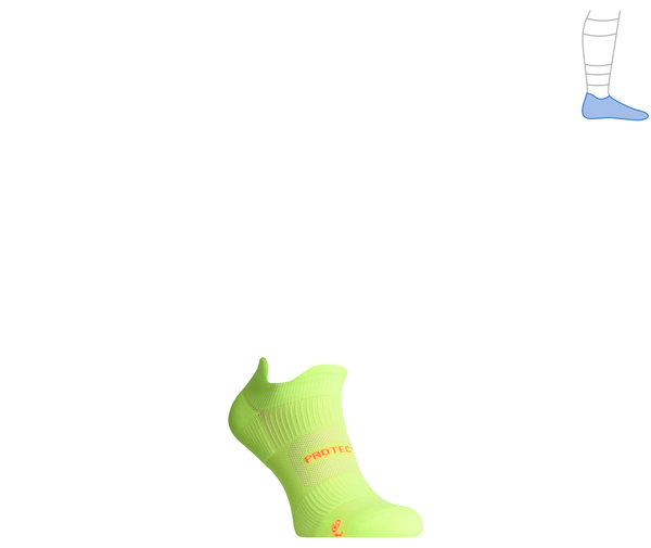 Функціональні шкарпетки LowDry літні жовто-салатові S 36-39 2321369 фото
