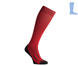 Compression protective summer knee socks "LongDry+" black and red S 36-39 7322331 фото 1